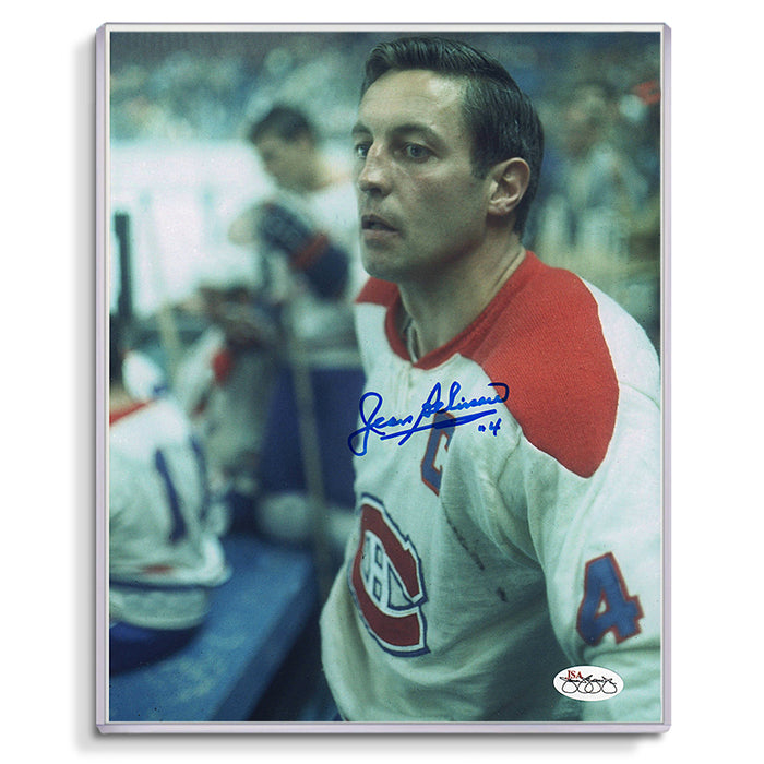 Jean Beliveau Signed Autographed 8x10 Photo Montreal Canadiens - COA Authenticity 100% Guaranteed