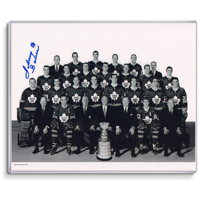 Johnny Bower Signed Autographed 8x10 Photo 1967 Stanley Cup Team - COA Authenticity 100% Guaranteed