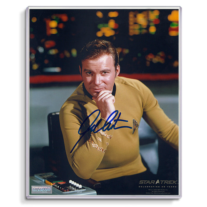 William Shatner Signed Autographed 8x10 Photo - Star Trek Original Series - Fan Expo COA