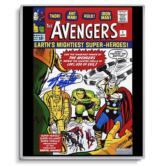 Stan Lee Signed Autographed 8x10 Photo - Marvel Comics Avengers #1 Iron Man Hulk Thor - Fan Expo COA