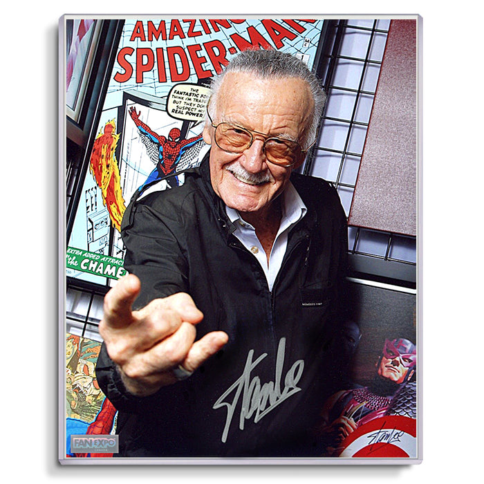 Stan Lee Signed Autographed 8x10 Photo - Marvel Comics Spider-Man Avengers Iron Man Hulk - Fan Expo COA