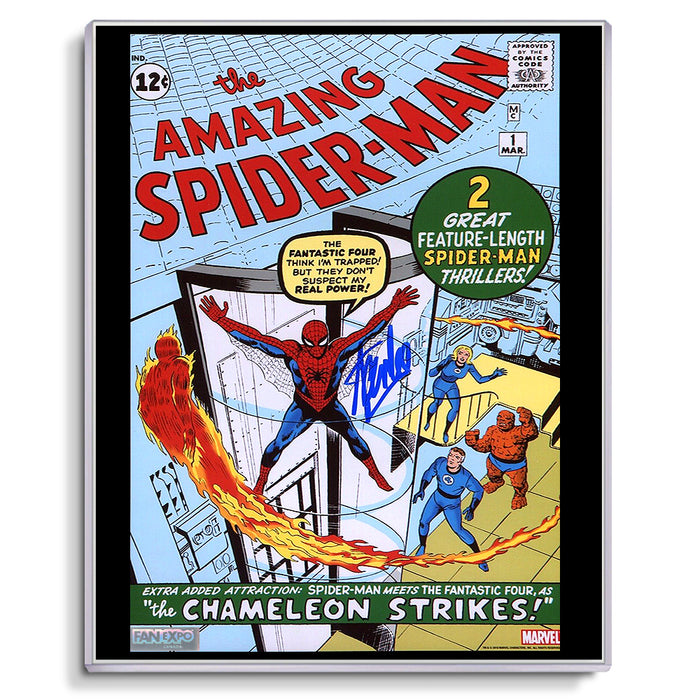 Stan Lee Signed Autographed Amazing Spider-Man #1 Comic Cover 8x10 Photo - FAN EXPO COA